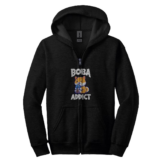 Bubble Tea Addicting Zip Hoodies
