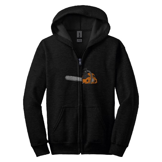 chainsaw Zip Hoodies