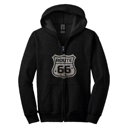 Route 66 Zip Hoodies