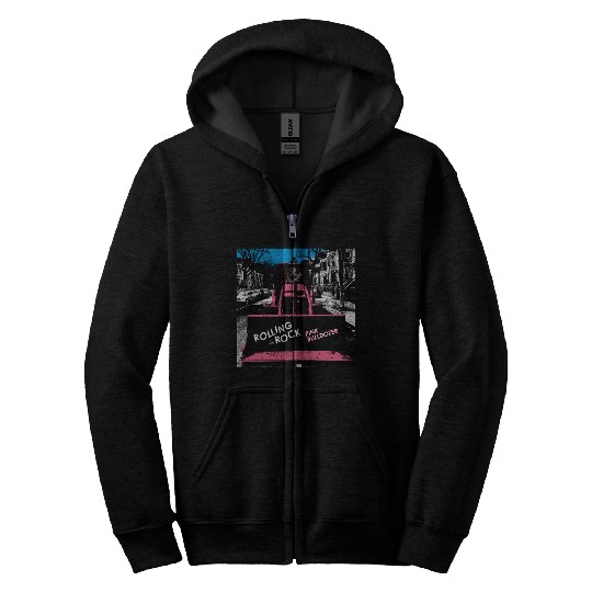 Pink Bulldozer / Rolling Rock Zip Hoodies