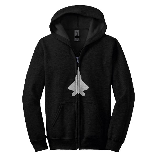 F 22 Raptor Fighter Jet Zip Hoodies