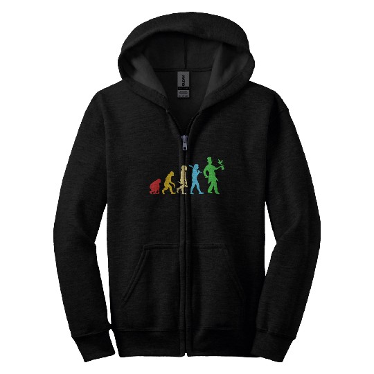 Retro Magic Lovers Magician Evolution Zip Hoodies
