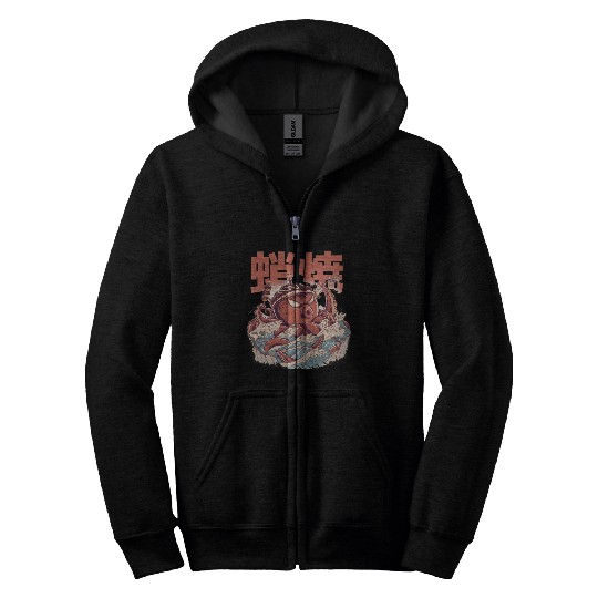 TAKOYAKI ATTACK Zip Hoodies