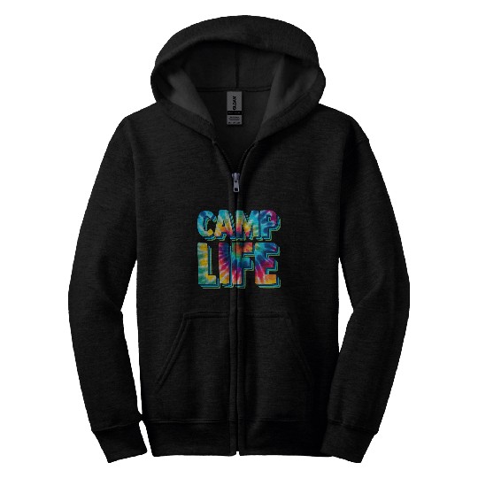 camp life,SUMMER Camp, fall camp,boy scouts,trekki Zip Hoodies