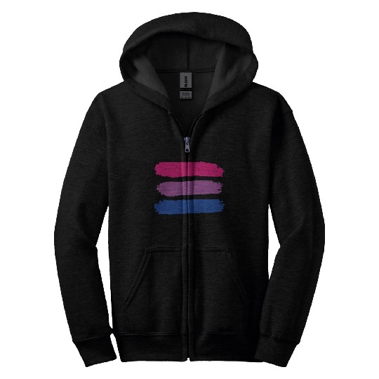Bisexual Pride Zip Hoodies