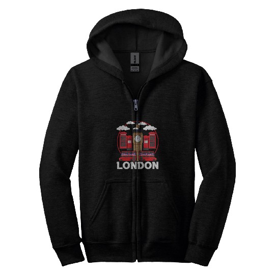 London Zip Hoodies