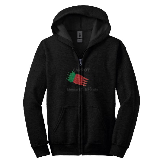 carrot vegetable Zip Hoodies