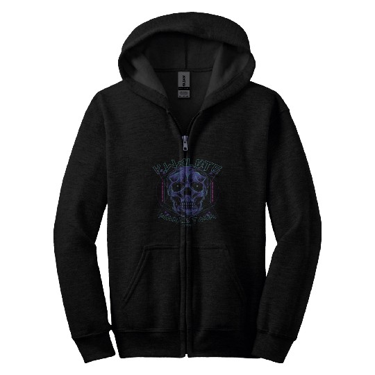Kwalete World Tour Diamond Skull Zip Hoodies