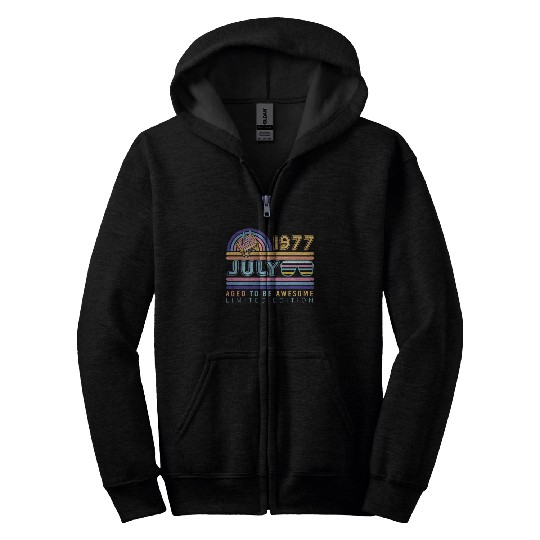 Brilliant Gift For July 1977 Zip Hoodies