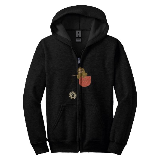 Funny Bitcoin Crypto Blockchain Btc Fun Lovers Zip Hoodies