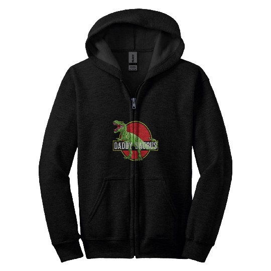 Daddysaurus Papasaurus Zip Hoodies