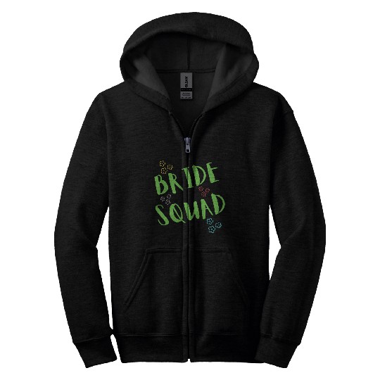 Bride Squad Zip Hoodies