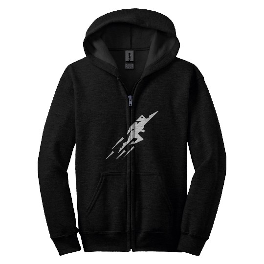Rocket Man Zip Hoodies