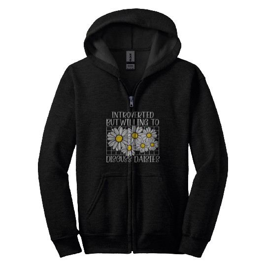 Daisy Garden Gardening Gardener Zip Hoodies