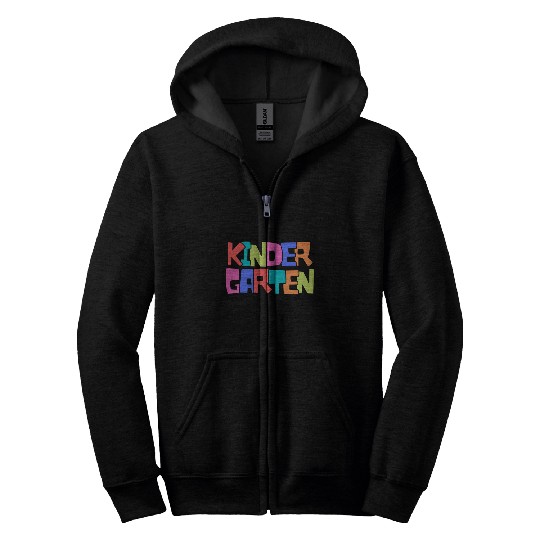 Kindergarten Teacher Zip Hoodies