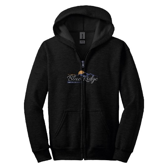 The Tennessee Blue Ridge Mountains Zip Hoodies
