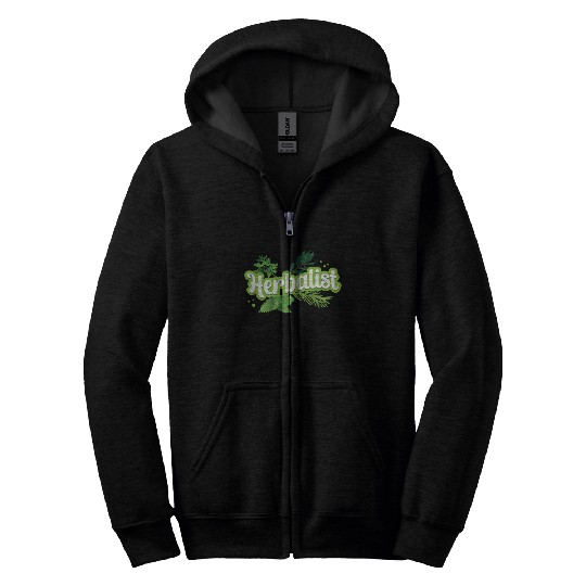 Herbalist Herbs Herb Gardening Herbalism Zip Hoodies