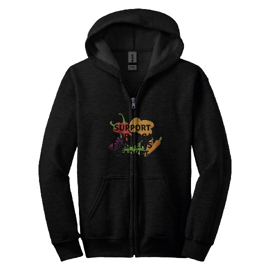farmers market Zip Hoodies