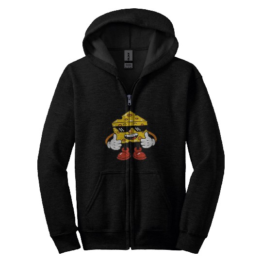 thug life cheese Zip Hoodies