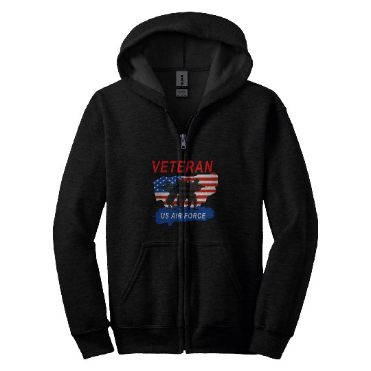US Air Force Zip Hoodies