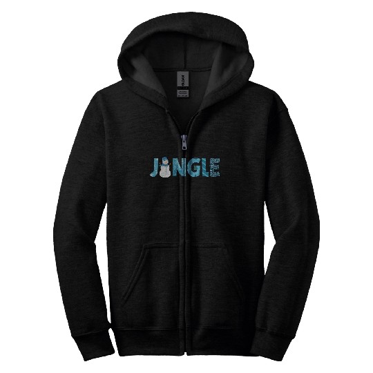 Jingle all the way sublimation Zip Hoodies