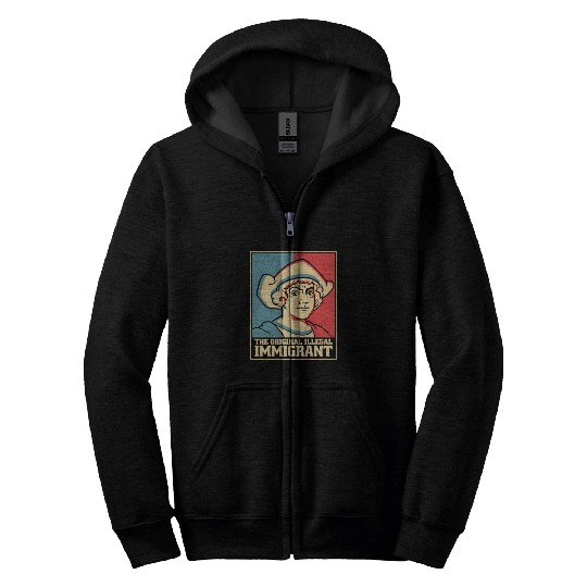 Columbus Day 1492 Zip Hoodies