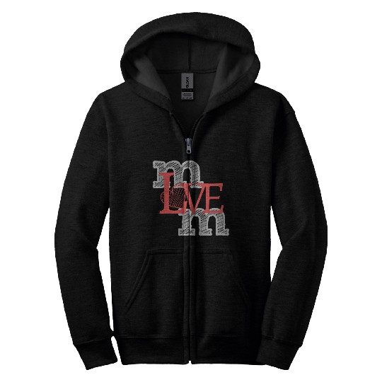 I love my mom Zip Hoodies