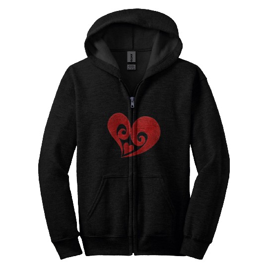 LOVE, LOVE, LOVE. Hearts and Love. Zip Hoodies