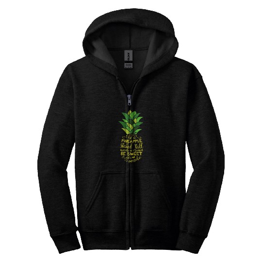 Cool Pineapple Zip Hoodies