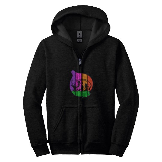 Wombat Onion - Wombat Onion Zip Hoodies