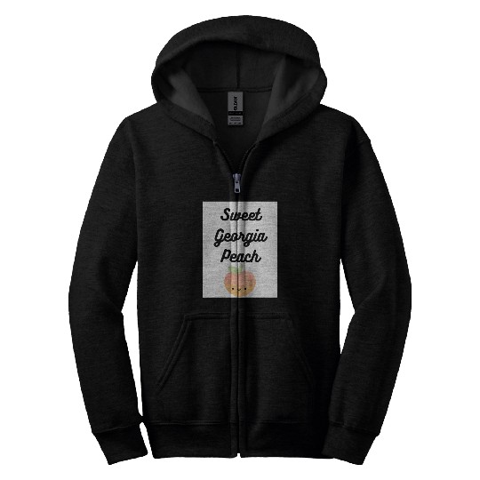 Sweet Georgia Peach Zip Hoodies