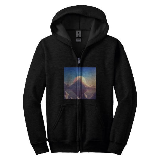 Mashup Cotton Candy Planet & The Lonely Mountain Zip Hoodies
