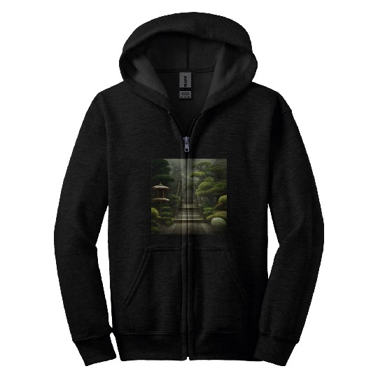 Blossom bonzai trees Zip Hoodies
