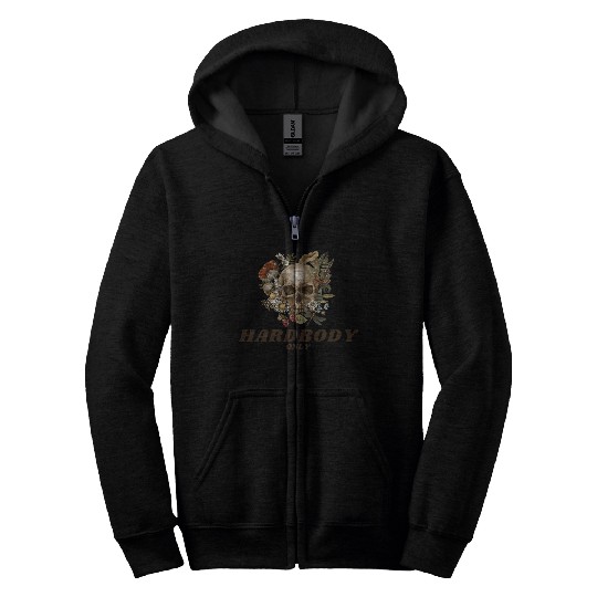 Natural Skull Zip Hoodies