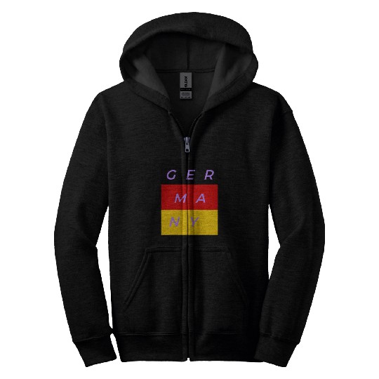 Germany Zip Hoodies