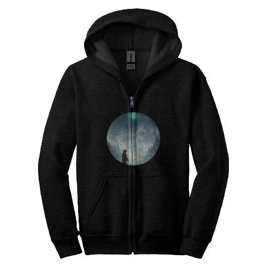 Mystical Character Art Zip Hoodies