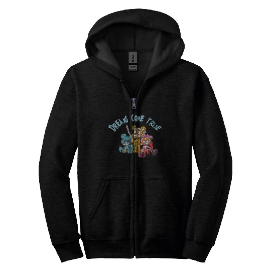 Dreams come True for Teddys Horror Halloween Zip Hoodies
