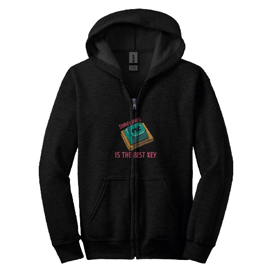 Software Engineer Computer Key Programming Zip Hoodies