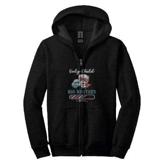 Big brother super hero panda elephant Zip Hoodies
