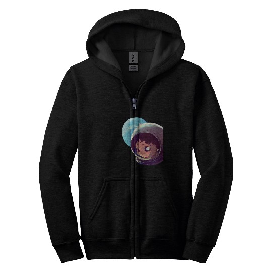 Gift Space Astronaut Zip Hoodies