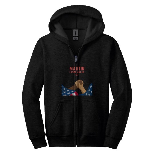 Martin Luther king jr. day Zip Hoodies