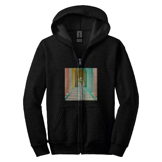 Independent Woman Picture Zip Hoodies