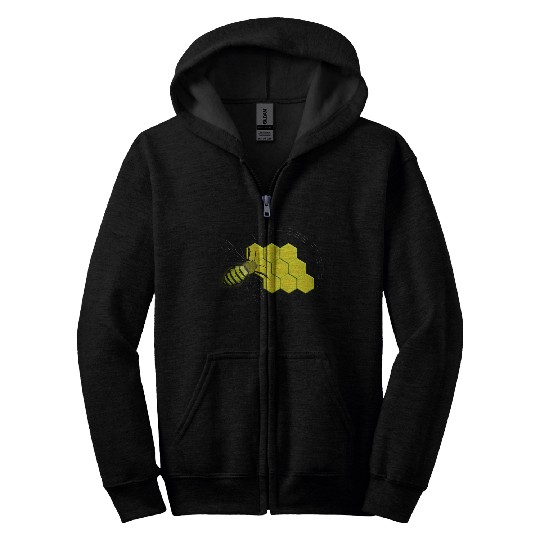 Let's BEE Friends Zip Hoodies