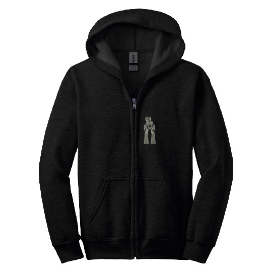 Robot Artificial Intelligence Machine Computer Zip Hoodies