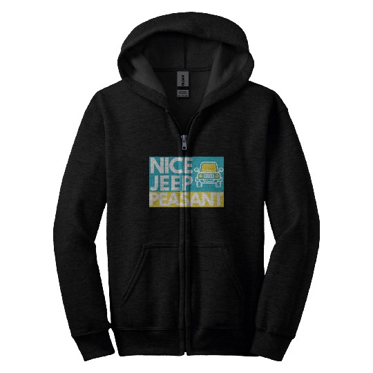 Nice Jeep Peasant Zip Hoodies