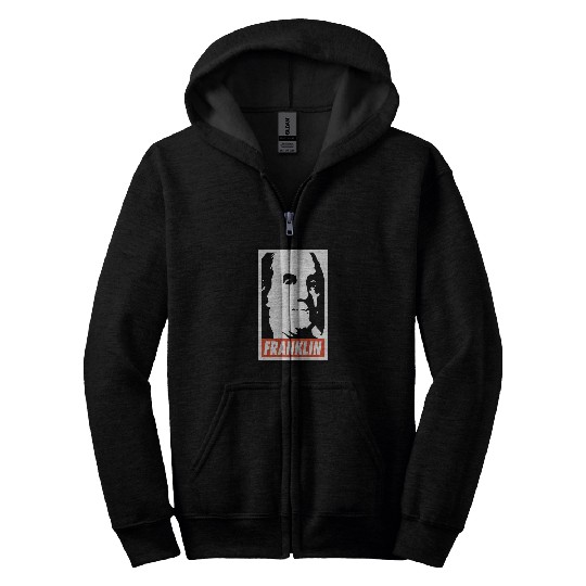Benjamin Franklin Zip Hoodies