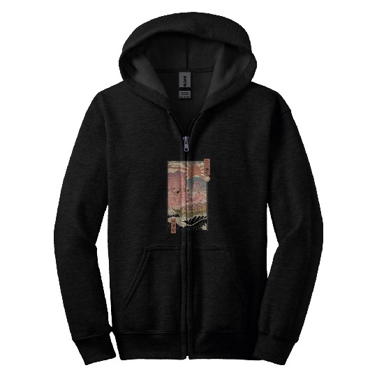 The Great Takoyaki Zip Hoodies