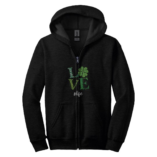 Love Life St. Patrick's Day Shenanigans Zip Hoodies