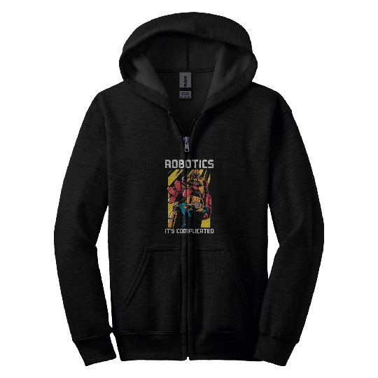 Robotics It's Complicated Artificial Intelligence Zip Hoodies