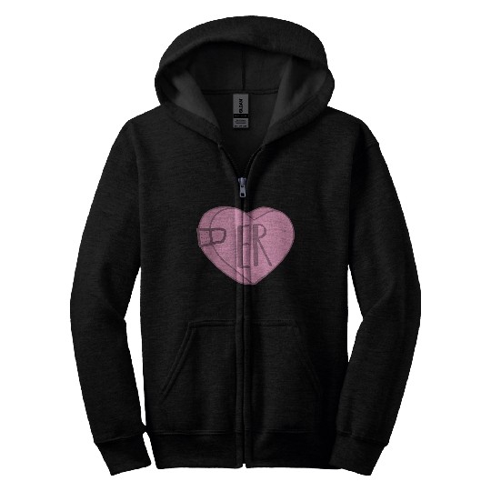 Cute ER Nurse Candy Heart Zip Hoodies